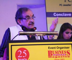 Chief Guest, Chaudhary Birender Singh, addressing the distinguished audience
