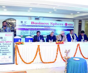 Deepak Khattar, Editor, addressing the distinguished audience
