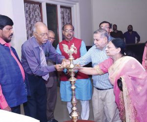 Lighting the Lamp Ceremony by G.R. Khattar, Neelima Khattar and Amitabh Srivastava